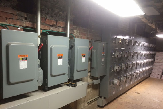 Commercial electrical work by JS Electric